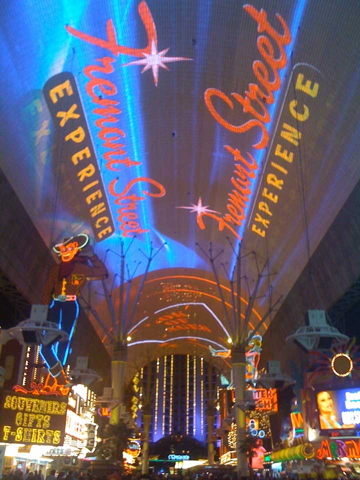 Freemont Street Eperience Las Vegas