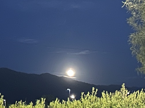 Moonrise over Tucson