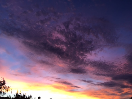 Tucson entertainment sunset, photo by James and Carolyn Barnett
