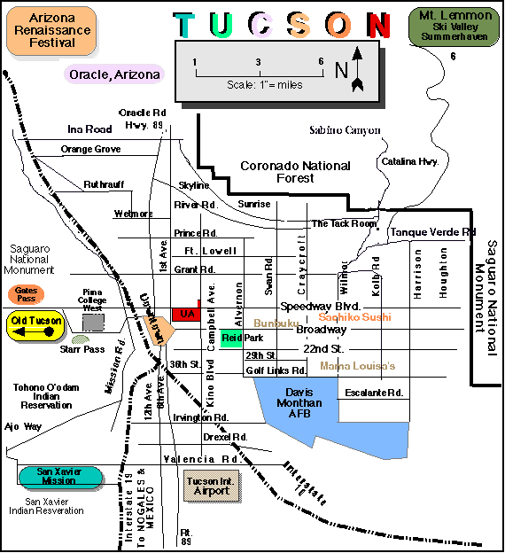 Tucson Map