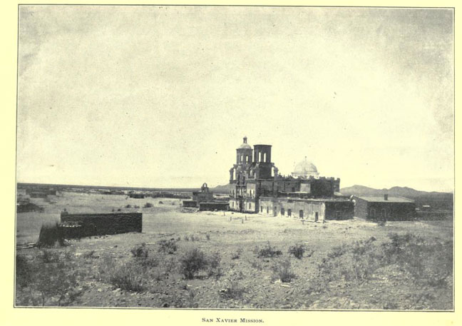 San Xavier Mission del Bac in Tucson, Arizona 1902