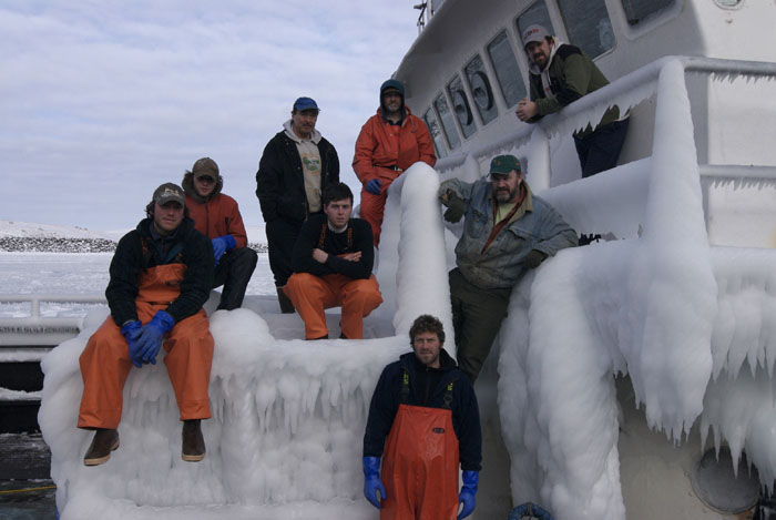 The Wizard Sails Right Up to the Ice Park . Deadliest Catch #Sea